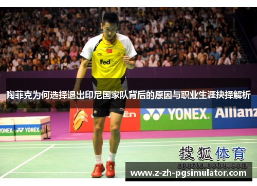 陶菲克为何选择退出印尼国家队背后的原因与职业生涯抉择解析